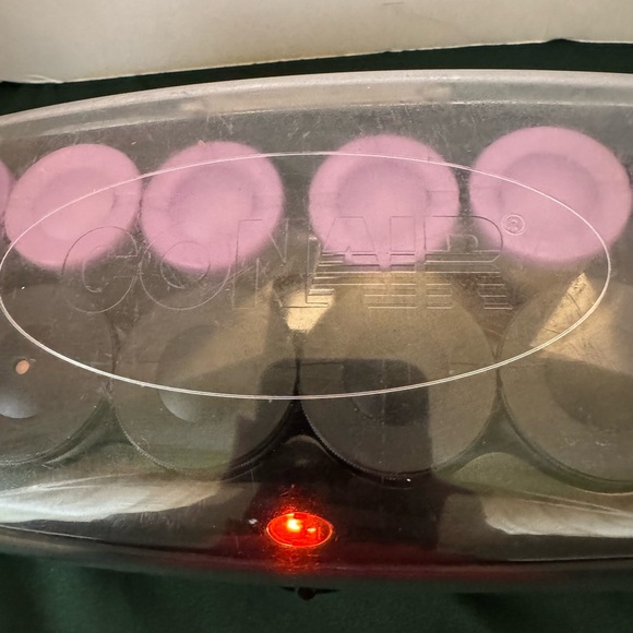 Conair Extreme Heat Jumbo Hairsetter Set of 12 Hot Rollers and Clips Fast Ship! - Picture 3 of 15